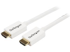 StarTech.com HD3MM7MW 7m 23 ft White CL3 In-wall High Speed HDMI Cable - Ultra HD 4k x 2k HDMI Cable - HDMI to HDMI M/M - Audio/Video, Gold-Plated StarTech.com HD3MM7MW 7m 23 ft White CL3 In-wall High Speed HDMI Cable - Ultra HD 4k x 2k HDMI Cable - HDMI to HDMI M/M - Audio/Video, Gold-Plated