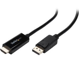 StarTech.com DP2HDMM1MB DisplayPort to HDMI converter cable - 3 ft (1m) - DP to HDMI Adapter with Built-in Cable - (M / M) Ultra HD 4K StarTech.com DP2HDMM1MB DisplayPort to HDMI converter cable - 3 ft (1m) - DP to HDMI Adapter with Built-in Cable - (M / M) Ultra HD 4K