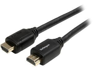 StarTech HDMM2MP 2m 6 ft Premium High Speed HDMI Cable with Ethernet - 4K 60Hz - Premium Certified HDMI Cable - HDMI 2.0 - 30AWG StarTech HDMM2MP 2m 6 ft Premium High Speed HDMI Cable with Ethernet - 4K 60Hz - Premium Certified HDMI Cable - HDMI 2.0 - 30AWG