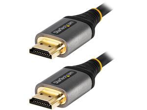 6ft (2m) HDMI 2.1 Cable, Certified Ultra High Speed HDMI Cable 48Gbps, 8K 60Hz/4K 120Hz HDR10+ eARC, Ultra HD 8K HDMI Cable / Cord w/TPE Jacket, For UHD Monitor/TV/Display - Dolby Vision/Atmos, DTS-HD
