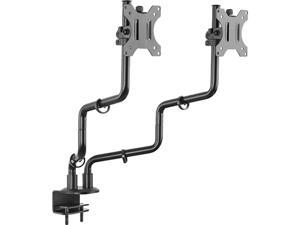 inland 05297 Black 17" - 32" Dual Full Motion Monitor Desk Mount inland 05297 Black 17" - 32" Dual Full Motion Monitor Desk Mount