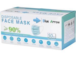 Blue Arrow Disposable Face Mask - 50 pcs per box Blue Arrow Disposable Face Mask - 50 pcs per box
