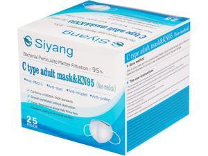 Siyang KN95 Protective Face Mask, 25 pcs per Box Siyang KN95 Protective Face Mask, 25 pcs per Box