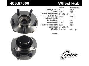 CENTRIC PARTS 405.67000E Hub/Bearing Assembly CENTRIC PARTS 405.67000E Hub/Bearing Assembly
