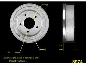 BENDIX GLOBAL PDR0532 Brake Drum BENDIX GLOBAL PDR0532 Brake Drum