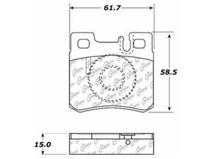 CENTRIC PARTS 102.04950 Metallic Pads CENTRIC PARTS 102.04950 Metallic Pads