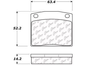 C-TEK BY CENTRIC 102.01170 CTEK METALLIC BRAKE PADS C-TEK BY CENTRIC 102.01170 CTEK METALLIC BRAKE PADS