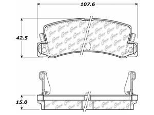 C-TEK BY CENTRIC 102.03520 CTEK METALLIC BRAKE PADS C-TEK BY CENTRIC 102.03520 CTEK METALLIC BRAKE PADS