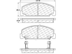 C-TEK BY CENTRIC 102.02730 CTEK METALLIC BRAKE PADS C-TEK BY CENTRIC 102.02730 CTEK METALLIC BRAKE PADS