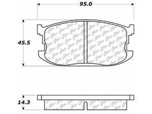 C-TEK BY CENTRIC 102.02970 CTEK METALLIC BRAKE PADS C-TEK BY CENTRIC 102.02970 CTEK METALLIC BRAKE PADS