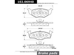 CENTRIC PARTS 102.06940 Metallic Pads CENTRIC PARTS 102.06940 Metallic Pads