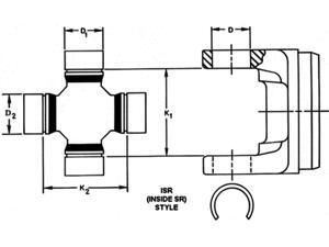 DANA SPICER 15-260X Axle Universal Joint DANA SPICER 15-260X Axle Universal Joint