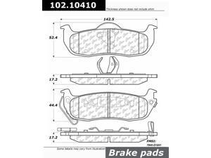 CENTRIC PARTS 102.10410 Metallic Pads CENTRIC PARTS 102.10410 Metallic Pads
