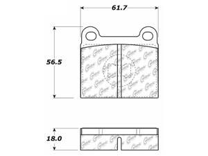 C-TEK BY CENTRIC 102.00960 CTEK METALLIC BRAKE PADS C-TEK BY CENTRIC 102.00960 CTEK METALLIC BRAKE PADS