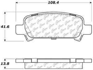 C-TEK BY CENTRIC 102.07700 CTEK METALLIC BRAKE PADS C-TEK BY CENTRIC 102.07700 CTEK METALLIC BRAKE PADS