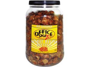 Office Snax 375 Pretzel Assortment, Peanut Butter, 44 oz, Canister Office Snax 375 Pretzel Assortment, Peanut Butter, 44 oz, Canister