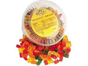 Office Snax Gummy Bears, Assorted Flavors, 2 lb/Tub Office Snax Gummy Bears, Assorted Flavors, 2 lb/Tub