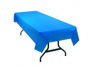 Table Set Rectangular Table Cover, Heavyweight Plastic, 54 x 108, Blue, 6/Pack Table Set Rectangular Table Cover, Heavyweight Plastic, 54 x 108, Blue, 6/Pack
