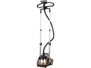 SALAV GS49-DJ GOLD Professional Dual Bar Garment Steamer with Stainless Steel Nozzle and Foot Pedal Controls, 1500-Watt Gold
