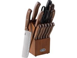 Oster 112058.14 Whitmore 14 Piece Cutlery Set, Stainless Steel with Black Walnut Handles Oster 112058.14 Whitmore 14 Piece Cutlery Set, Stainless Steel with Black Walnut Handles