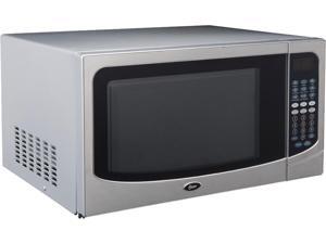 Oster 1000 Watts Family-Size 1.6-Cu. Ft. Countertop Microwave Oven with Push-Button Open OGCMB916S5-10 Stainless Steel Oster 1000 Watts Family-Size 1.6-Cu. Ft. Countertop Microwave Oven with Push-Button Open OGCMB916S5-10 Stainless Steel