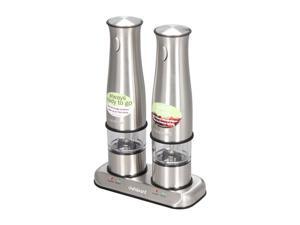 Cuisinart SP-2 Stainless Steel Stainless Steel Rechargeable Salt and Pepper Mills Cuisinart SP-2 Stainless Steel Stainless Steel Rechargeable Salt and Pepper Mills