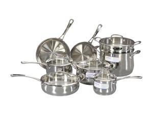 Cuisinart Contour Stainless Steel 13-pc Cookware Set 44-13 Cuisinart Contour Stainless Steel 13-pc Cookware Set 44-13
