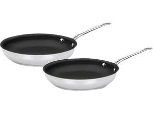 Cuisinart 722-911NS Chef's Classic Stainless Nonstick 2-Piece 9-Inch and 11-Inch Skillet Set