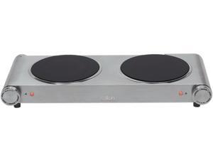 SALTON Portable Infrared Cooktop Double HP1269 Stainless Steel