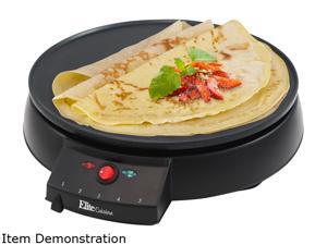 Elite ECP-126 Black Cuisine 12" Crepe Maker & Griddle Elite ECP-126 Black Cuisine 12" Crepe Maker & Griddle