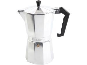 MR. COFFEE 67858.03 Brixia 3 Piece 6 Cup Stove Top Expresso Maker