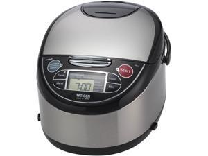 Tiger JAX-T10U Microcomputer Controlled Multifunctional Rice Cooker, Black, 11 Cups Cooked/5.5 Cups Uncooked Made in Japan Tiger JAX-T10U Microcomputer Controlled Multifunctional Rice Cooker, Black, 11 Cups Cooked/5.5 Cups Uncooked Made in Japan