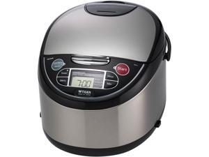 Tiger JAX-T18U Microcomputer Controlled Multifunctional Rice Cooker, Black, 20 Cups Cooked/10 Cups Uncooked Made in Japan Tiger JAX-T18U Microcomputer Controlled Multifunctional Rice Cooker, Black, 20 Cups Cooked/10 Cups Uncooked Made in Japan