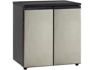 Avanti RMS551SS 5.5 Cu. Ft. Side by Side Refrigerator/Freezer, Black w/Stainless Steel Doors Avanti RMS551SS 5.5 Cu. Ft. Side by Side Refrigerator/Freezer, Black w/Stainless Steel Doors
