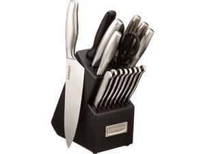 Cuisinart C77SS-17P 17pc Stainless Steel Block Set - Artiste Collection