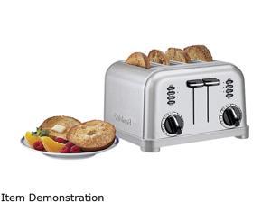 Cuisinart CPT-180P1 Brushed Stainless 4 Slice Metal Classic Toaster