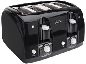 Sunbeam Extra Wide Slot 4-Slice Toaster, Black (3911100000) Sunbeam Extra Wide Slot 4-Slice Toaster, Black (3911100000)