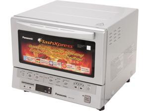 Panasonic NB-G110P FlashXpress Toaster Oven with Double Infrared Heating, Silver