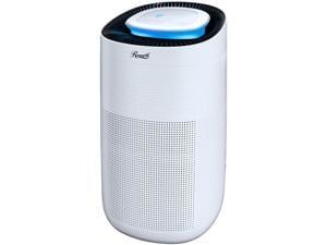 Rosewill True HEPA Large Room Air Purifier For Home or Office | 4 Wind Speeds | Child Lock | Carbon Filter | UV Light | Odor Eliminator | Digital Control Panel | 8-Hour Timer | White  (RHAP-20002)