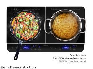 Rosewill Portable Induction Cooktop Burner, 1800W, 8 Cooking