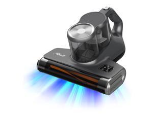 Rosewill Mattress Vacuum Cleaner: Anti-allergen Bed Vacuum Cleaner with UV-C Light & High Heating Tech, 450W 16Kpa Strong Suction, Deep Cleaning Handheld Vacuums for Sofa/Bed/Pet Hair - Corded - Grey
