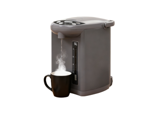 Rosewill Electric Hot Water Boiler and Warmer, Hot Water Dispenser with Auto Dispense Function, 5 Temperature Settings, Large Capacity 5.0 L (5.3 QT) - Gray