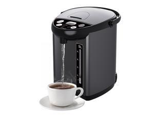 Rosewill Electric Hot Water Boiler and Warmer, Hot Water Dispenser with Auto Dispense Function, 5 Temperature Settings, Large Capacity 5.0 L (5.3 QT) - Black