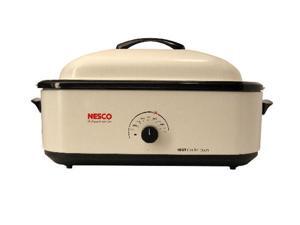 NESCO 4818-14 White 18 Qt. 18 Qt Roaster, Porcelain Cookwell NESCO 4818-14 White 18 Qt. 18 Qt Roaster, Porcelain Cookwell