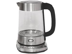 Nesco GWK-03D Electric Glass Water Kettle, 1.8 quart, Stainless Steel Nesco GWK-03D Electric Glass Water Kettle, 1.8 quart, Stainless Steel