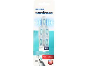 Philips Sonicare SimplyClean Toothbrush Replacement Heads, 5pk, White, HX6015/03