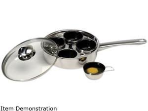Cookpro 521 Stainless Steel 4 Egg Poacher - Non Stick