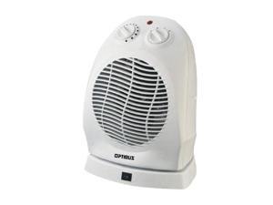 Optimus H-1382 Portable Oscillating Fan Heater with Thermostat