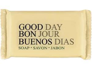 Good Day Amenity Bar Soap, Pleasant Scent, # 1/2, 1000/Carton Good Day Amenity Bar Soap, Pleasant Scent, # 1/2, 1000/Carton
