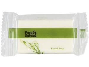 Pure & Natural Body & Facial Soap, # 3/4, Fresh Scent, White 1000/Carton Pure & Natural Body & Facial Soap, # 3/4, Fresh Scent, White 1000/Carton